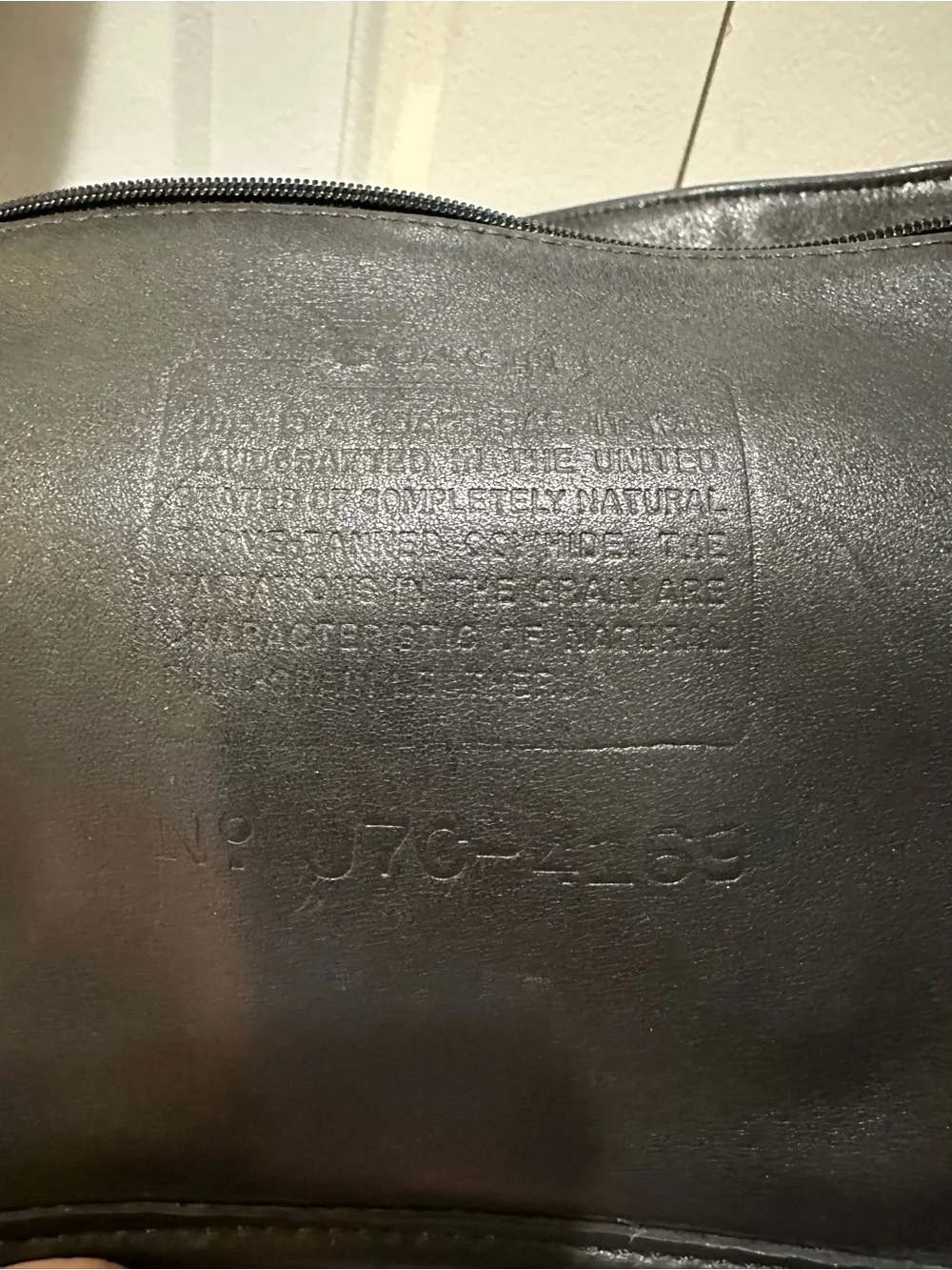 Coach genuine leather